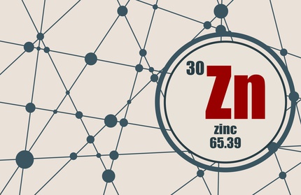Zinc chemical element.